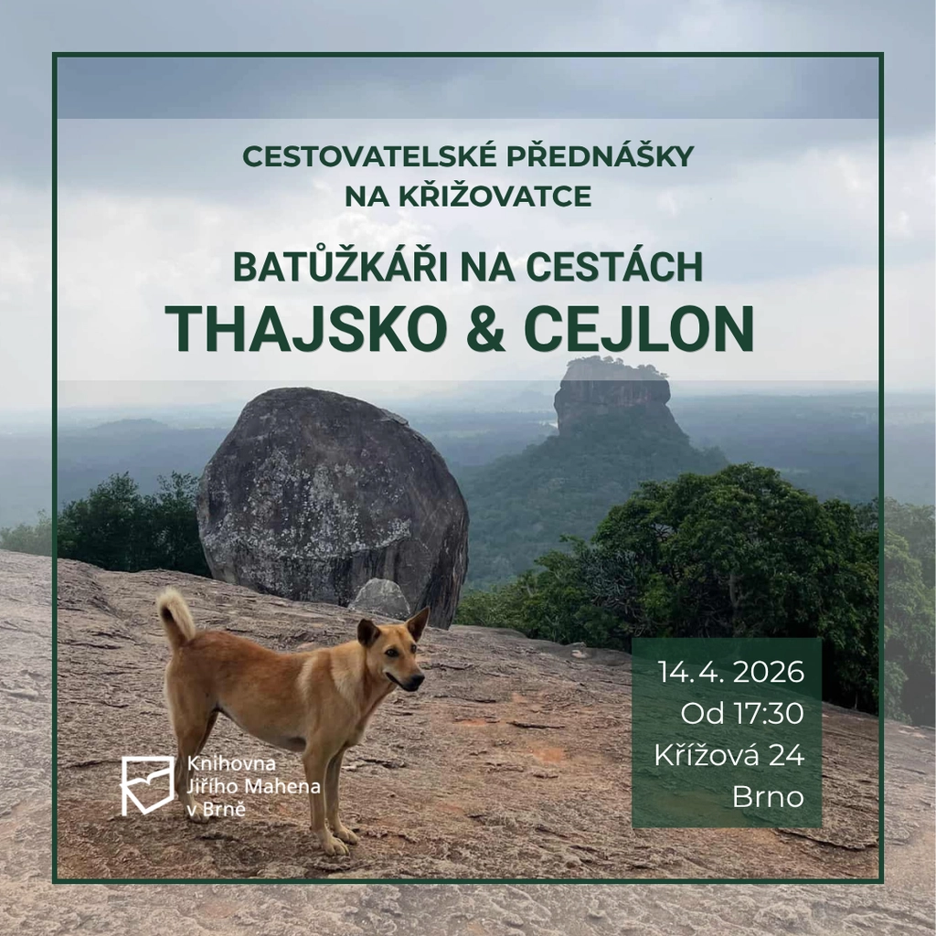 Plakát cestovatelské přednášky Thajsko a Cejlon